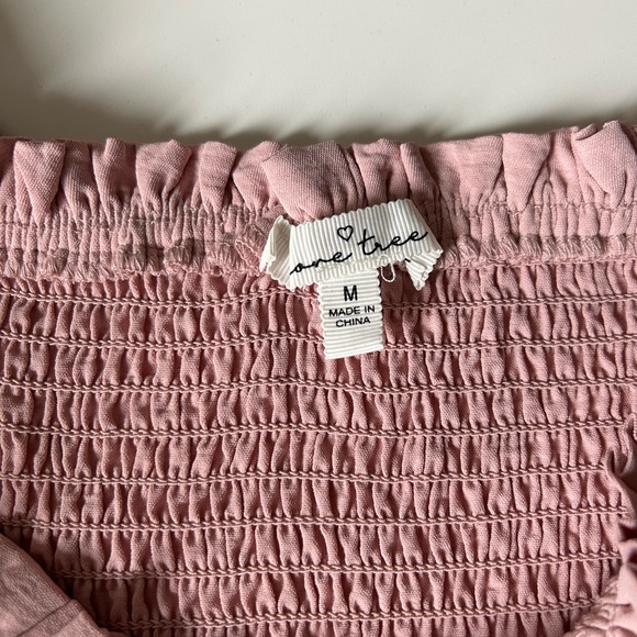 Pink Ruffled Crop Top - Picture 5 of 5